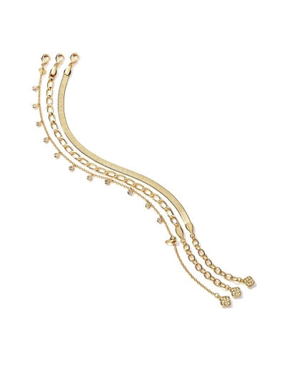 KASSIE SET OF 3 CHAIN BRACELET