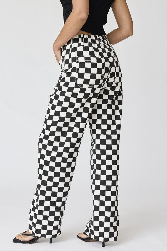 Demi Checkered Bottoms