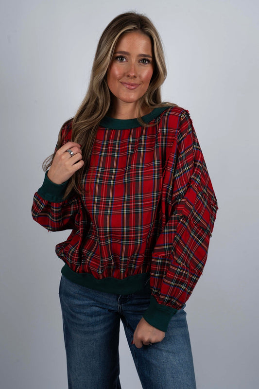 Christmas Plaid Sweater