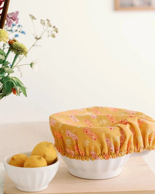 Large Bowl Cover - Butter Print
