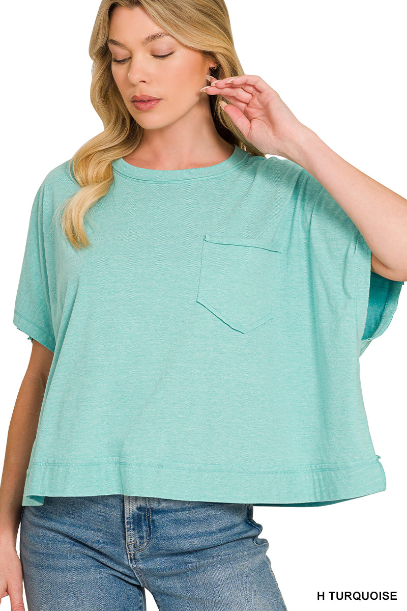 Exposed Seam Boxy Top