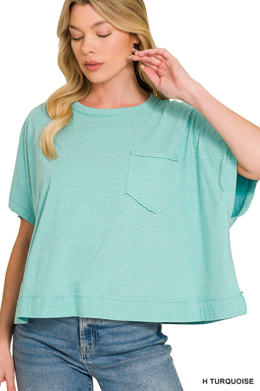 Exposed Seam Boxy Top