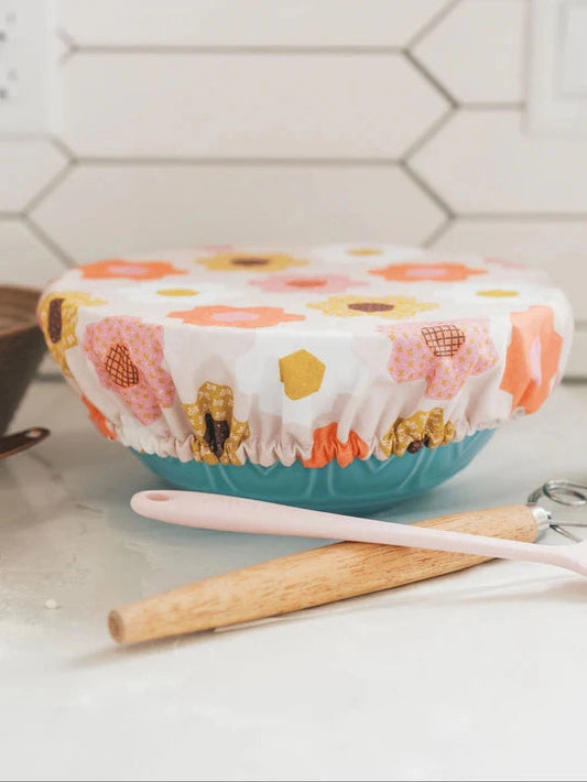 Large Bowl Cover - Flower Print