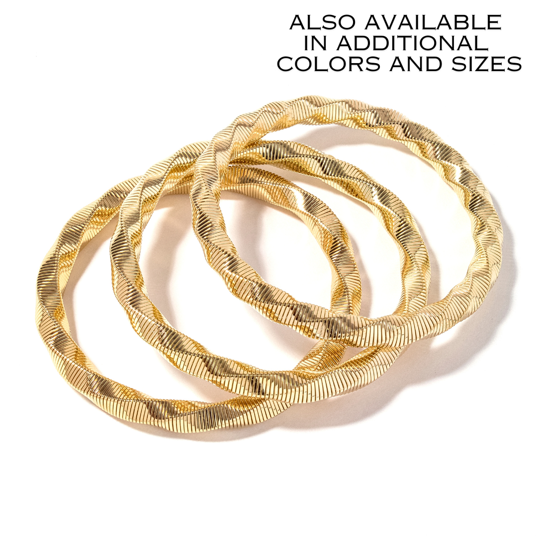 Erimish Leona Gold (Size Small) Bracelet Set