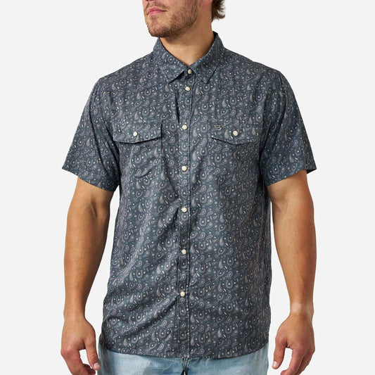 Burlebo performance button up green