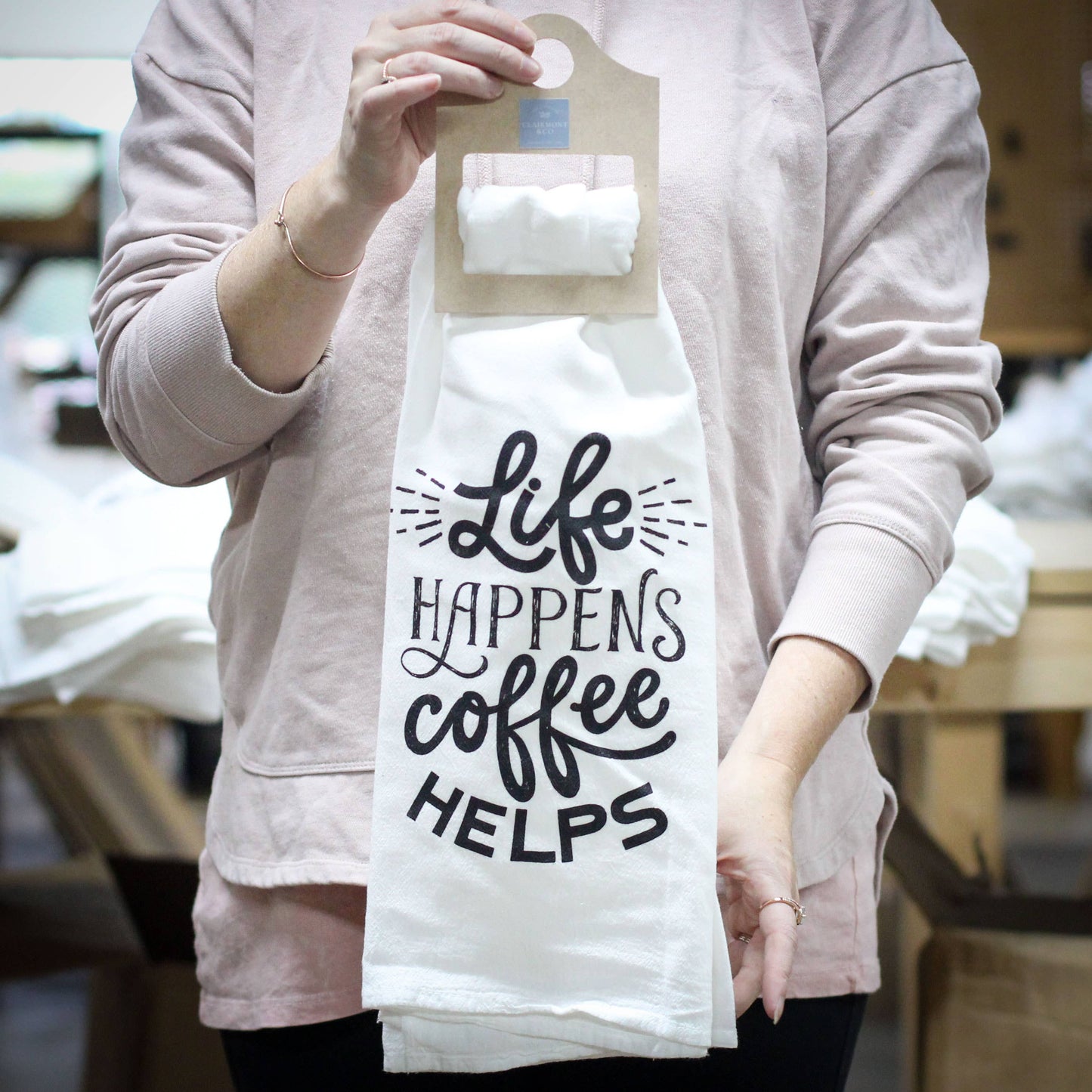 Art of Marriage Cotton Tea Towel