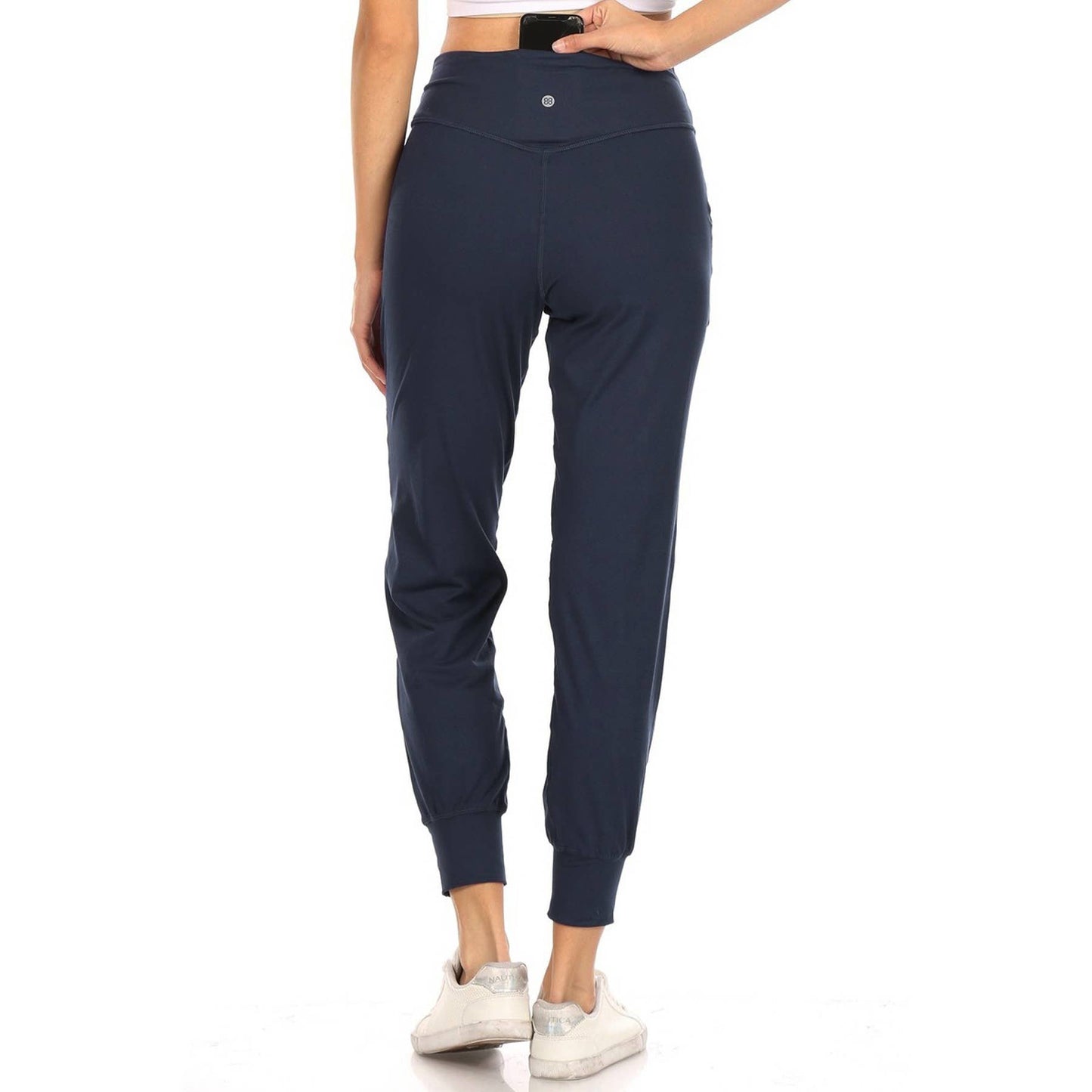 Slim Fit Activewear Joggers with Hidden Back Pocket