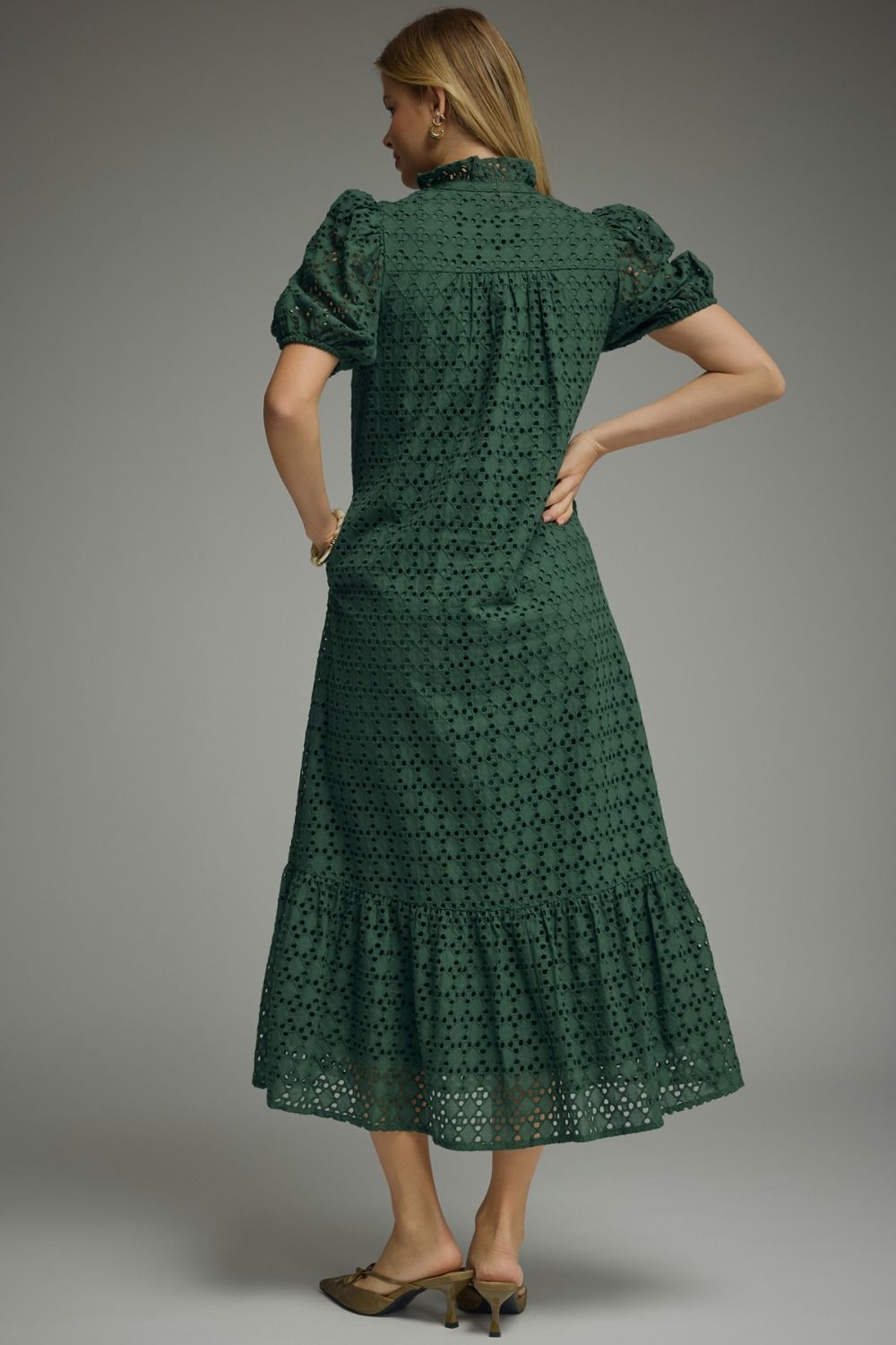 The Magnolia Eyelet Midi Dress