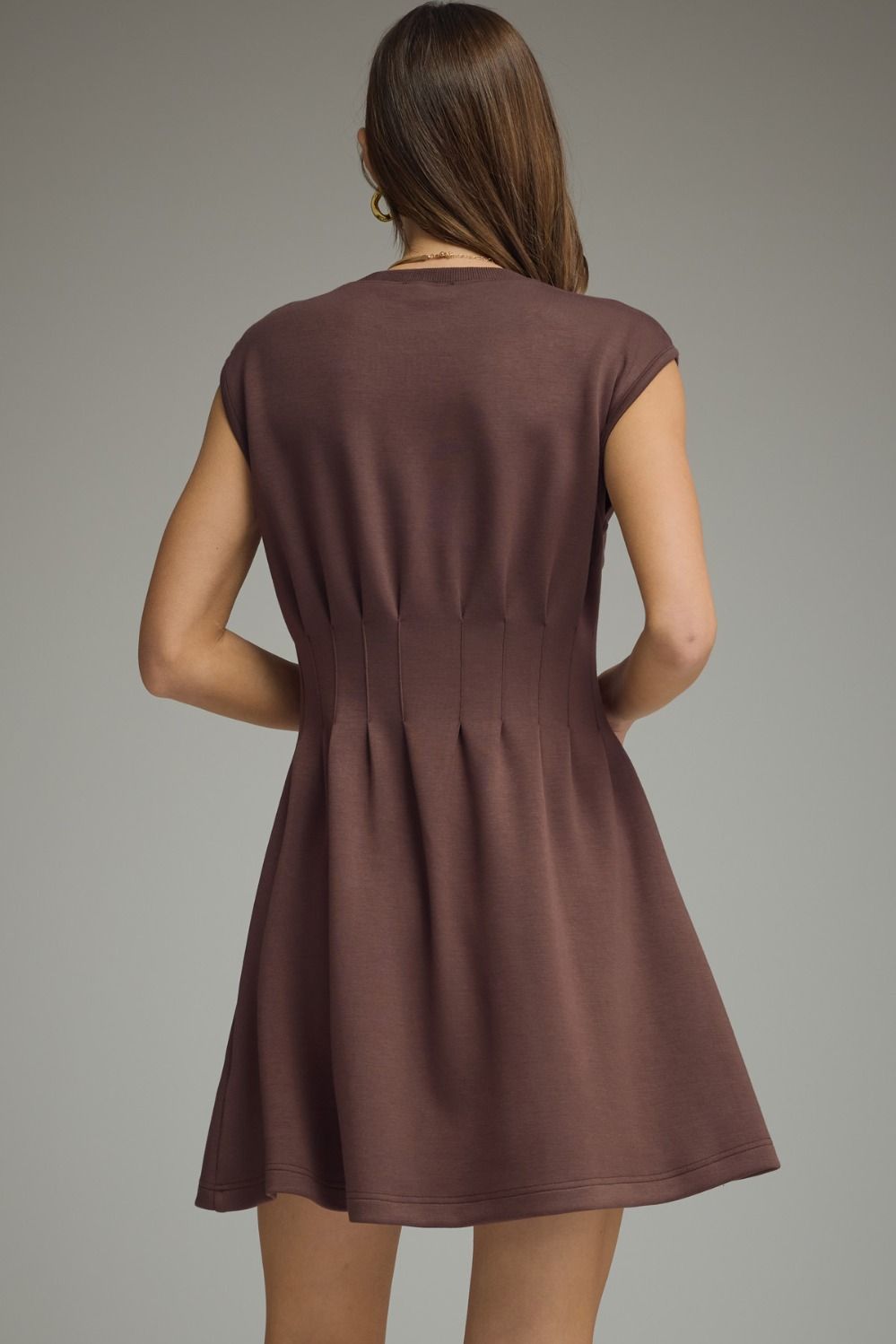 The Laurel Pintuck Mini Dress