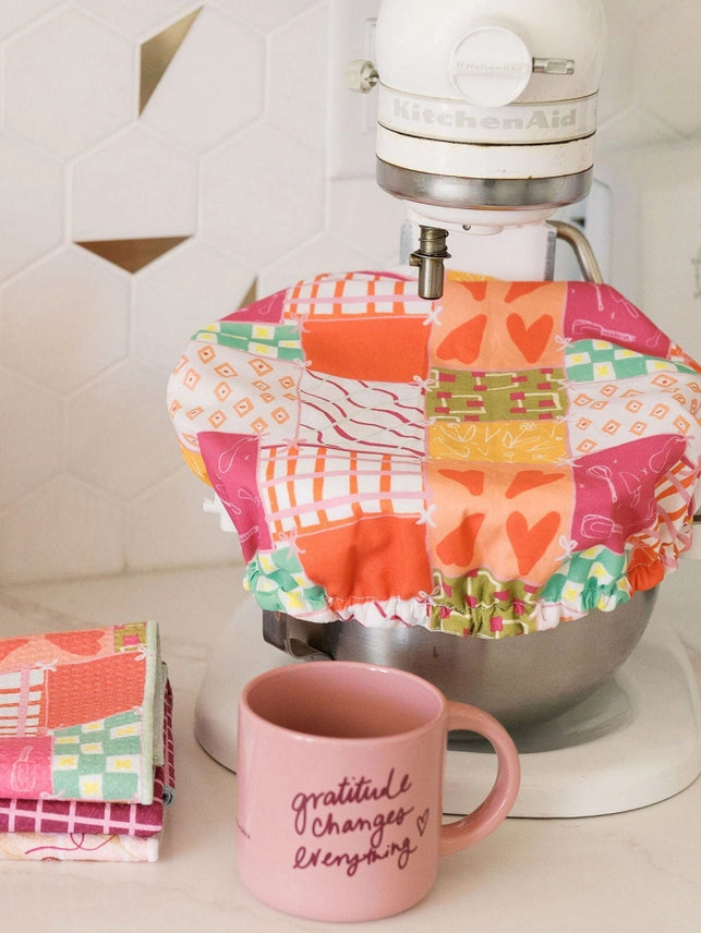 Large Bowl Cover - Quilted Print