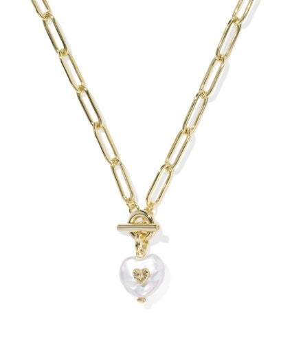SASHA HEART SHORT PENDANT NECKLACE