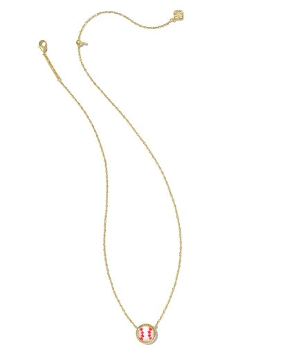 BASEBALL SHORT PENDANT NECKLACE